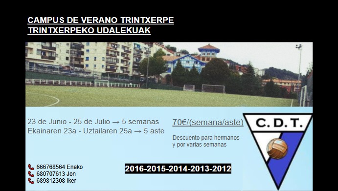 Campus de Verano CD Trintxerpe